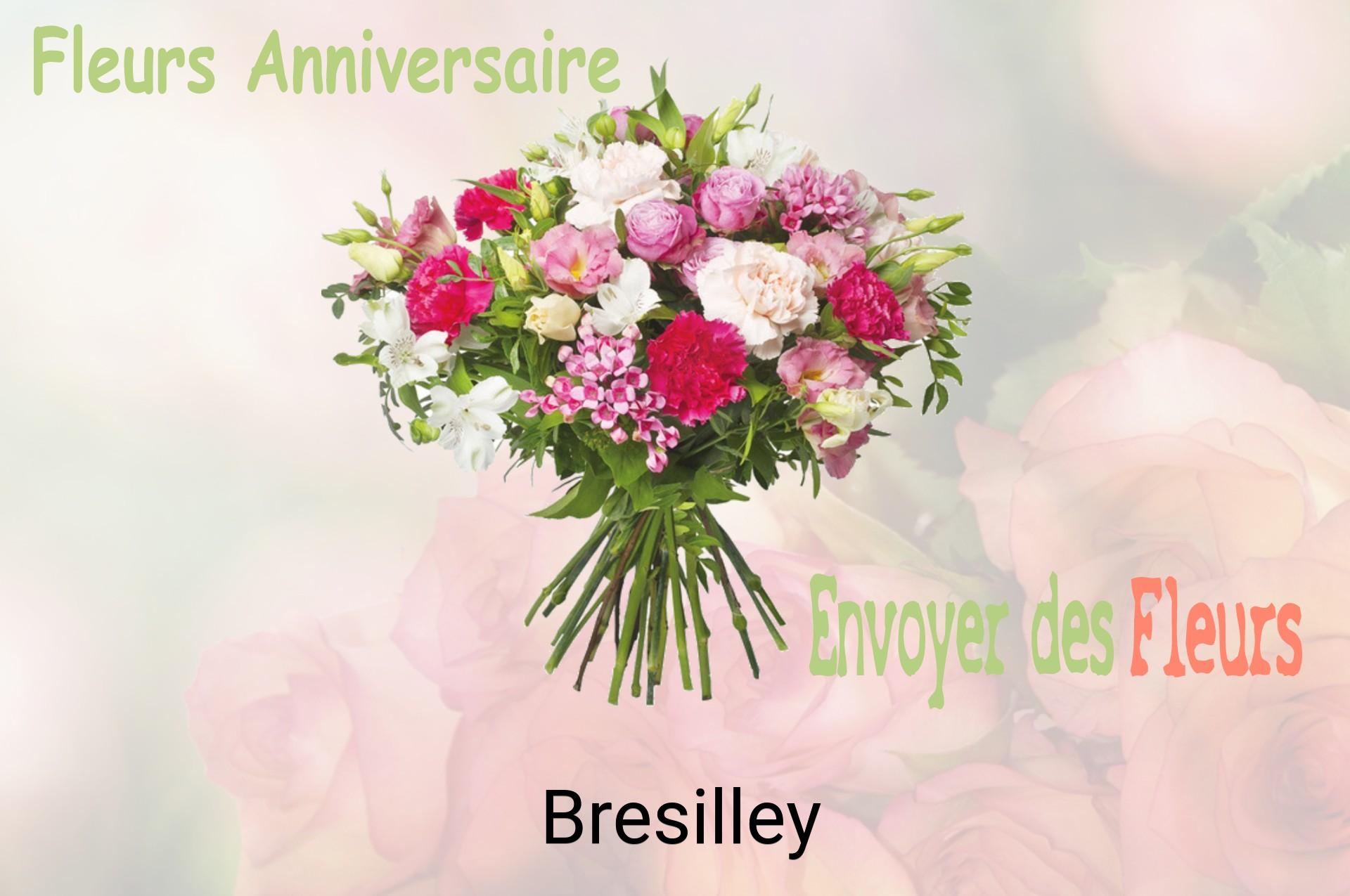 Bouquet de fleurs d’anniversaire livré à Bresilley