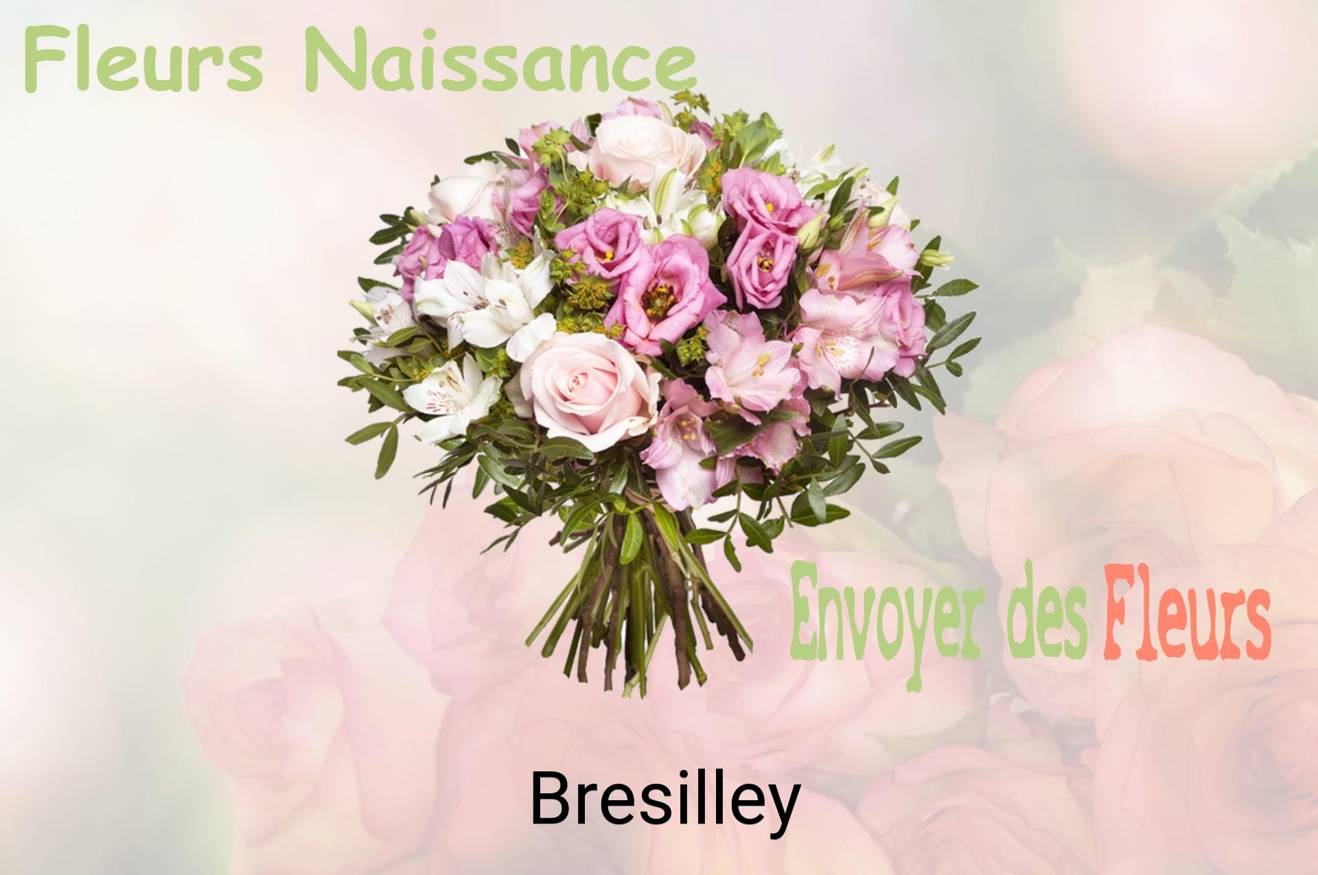 Bouquet de fleurs de naissance livré à Bresilley